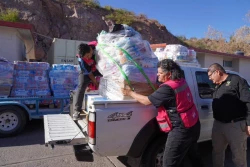 Entrega Gobierno de Sonora 111 toneladas de ayuda a familias afectadas en Guerrero por huracán Otis