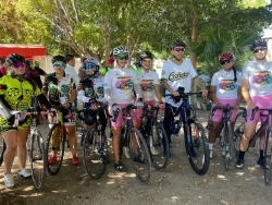 Recibe Ahome a mujeres ciclistas de la iniciativa rodando seguras por Sinaloa