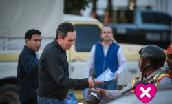Frente Amplio por México “volantean” en calles de Ciudad Obregón para promover Quinto Informe de Xóchitl Gálvez como senadora