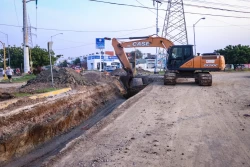 ¡Ya casi! Lleva un 70% la reparación del socavón en Prados del Sol