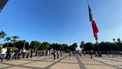 ¡A toda asta! Conmemoran 113 aniversario de la Revolución Mexicana