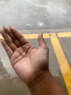 ¡Graniza en algunas zonas de Mazatlán!