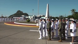 Conmemoran Día de la Armada de México con evento en el Obelisco de la Puntilla