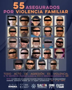 Genera Policía Estatal resultados contra la violencia familiar en Sonora