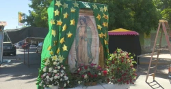 Inician los preparativos para las mañanitas a la Virgen de Guadalupe en Ahome