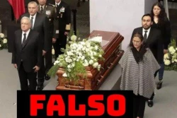 Desmienten presencia de AMLO en funeral de la mamá de El Chapo