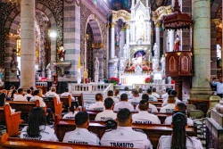 Ofician Misa por el Día del Tránsito en Mazatlán