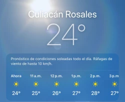 Continuarán las bajas temperaturas en Sinaloa