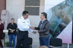 Entrega alcalde de Cajeme tres patrullas nuevas, dron y equipo de cómputo a SSPM