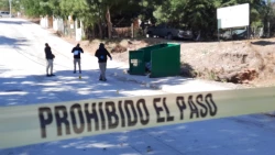 Encuentran a hombre muerto embolsado en contenedor de basura en Culiacán
