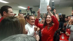 Paloma Sánchez se registra por la candidatura al Senado de la República por la Alianza Fuerza y Corazón por México
