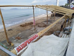 Retoman trabajos de construcción en Palapa; Alcalde asegura que será nuevamente demolido