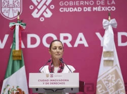 Claudia Sheinbaum pisa el INE y hace su registro oficial como candidata a la presidencia de México