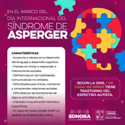 Atiende Salud Sonora a niñas y niños con diagnóstico de Síndrome de Asperger