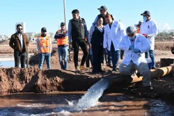 Tiene agua de nuevo pozo en Ciudad Obregón calidad y volumen: Oomapasc