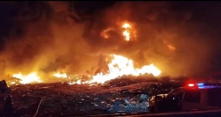 Se incendió el Basurón Municipal de Culiacán