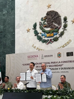 Firman Sinaloa y Durango convenio de colaboración en materia de seguridad pública