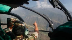 Cae y se incendia helicóptero de la Marina al sur de Culiacán