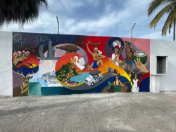 "Trazando la Identidad Mazatleca": Un Colorido Mural que Refleja la Esencia de la Perla del Pacífico