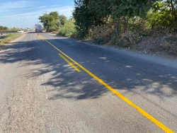 Cuestionable el estado de la carretera estatal lateral 18 en Ahome