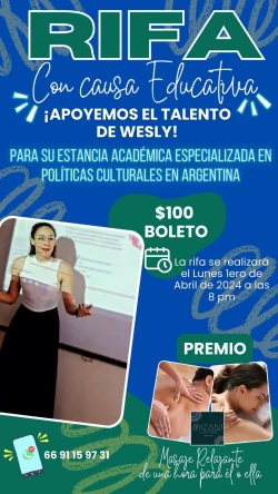 Ganadora del Premio al Mérito Juventud de Mazatlán solicita ayuda para realizar viaje de estudios
