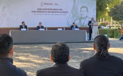 Conmemoran el 218 aniversario en Culiacán