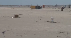 Vacacionistas de van de las playas y algunos dejan su basura