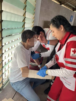 En cuatro días Cruz Roja brindó 2 mil 231 servicios