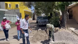 Se compromete Juan Alfonso Mejía a gestionar recursos para solucionar problemas de drenaje