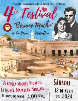 ¡Alístate para el Festival Bésame Mucho en La Noria!