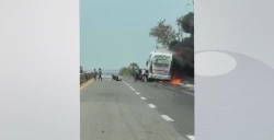 Tres mujeres y un hombre los fallecidos en incendio de autobús