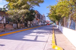 Ya está pavimentada calle Antonio Cuadras en la colonia Benito Juárez