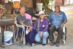 América Carrasco recorrió comunidades rurales del norte de Mazatlán