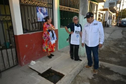 Memo Romero reafirma su compromiso de solucionar los problemas de drenaje en Mazatlán