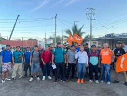 My-Lai Quintero visita a trabajadores de Aseo Urbano