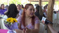 Judith celebra el Día de las Madres como policía de Mazatlán