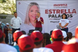 Estrella Palacios recorrió Ex Hacienda del Conchi