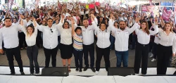 “Desde aquí anuncio nuestro triunfo el dos de junio”; José Paz López cierra campaña en alcaldía central