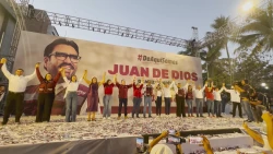 Cierra campaña en Culiacán Juan de Dios Gámez
