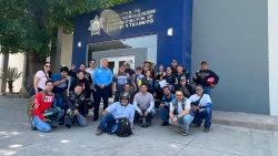 La SSPM realiza curso de vialidad para motociclistas en Cajeme