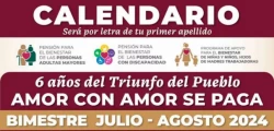 Inicia el pago de las pensiones del bienestar en México del bimestre julio-agosto 2024