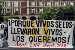 Expediente abierto, el del caso  Ayotzinapa
