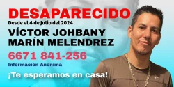 Desde hace una semana se desconoce el paradero de Víctor Marín