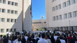 Acto de protesta en contra de la Reforma al Poder Judicial de la Federación