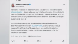 Rubén Rocha refrenda su compromiso con la UAS como un pilar del desarrollo