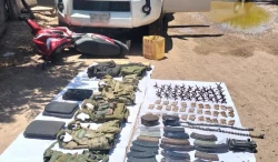 La GN asegura armas y ponchallantas Navolato