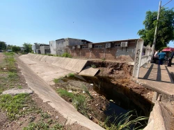Piden rehabilitación del canal de Villa Fontana