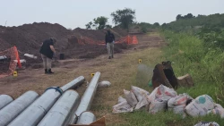 Construyen gasoducto y  descubren  restos de al menos dos personas