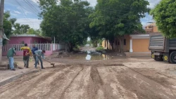 Limpieza de Colonias tras lluvias en Culiacán