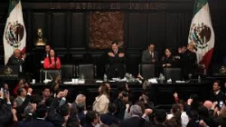 ¡Estoy muy contento!, dice AMLO tras la aprobación de reforma Judicial